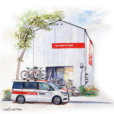 Montonサイクルウェア、ワンピースが試着できます